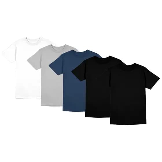 Kit 10 Camisetas Masculina Dry Fit Toque de Algodão Camisa Blusa Treino Academia Tshirt Esporte Camisetas