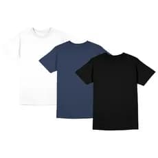 Kit 3 Camiseta Masculina Dry Fit Toque de Algodão Camisa Blusa Treino Academia Tshirt Esporte Camisetas