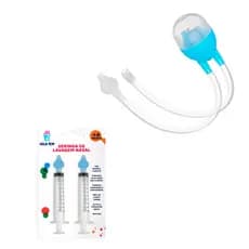 Limpeza lavagem nasal P/ Bebês aspirador de Sucção ou Seringa nasal limpar nariz