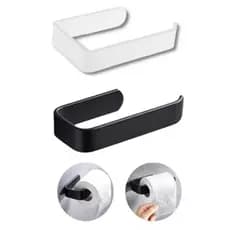 Suporte para rolo Papel Higiênico Banheiro Parede Porta Papel Prático não precisa furar dupla face