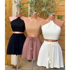 Kit 3 ou 2 Shorts Viscolycra Godê Levinho
