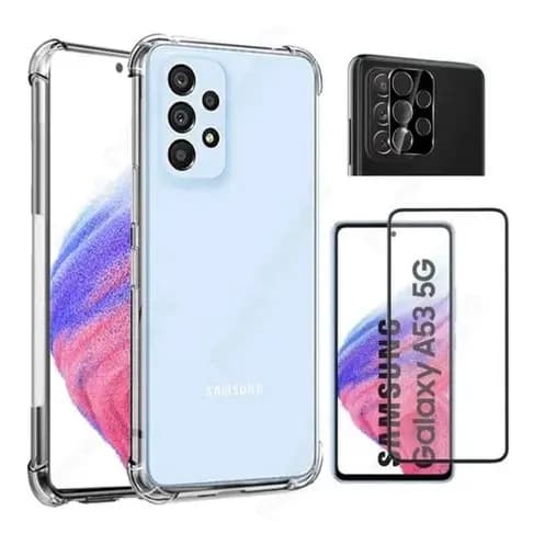 Capa Anti Queda Para Samsung Galaxy A53 5g +pelicula 3d +cam
