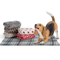 manta coberta estampada pet toque macio quentinha para cachorros e gatos 90x110