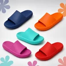 Chinelo Slide Nuvem Unissex Ortopédico Infantil– Confortável, Leve, Antiderrapante e Anatômico Menino Menina do 27 ao 34