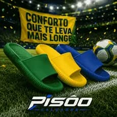 Chinelo Nuvem Slide Ortopédico  Adulto Infantil Dia a Dia Confortável Cores Brasil Do 27 ao 42