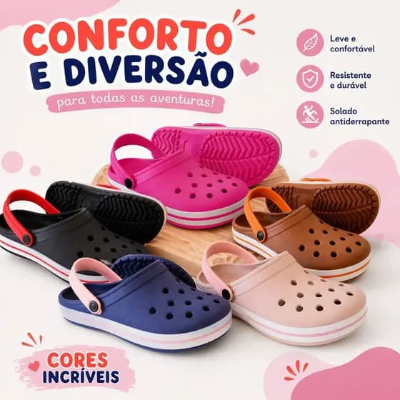 Babuche Ortopédico Fachetado Unissex Chinelo Confortável  Adulto e Infantil 2 em 1 – Estilo No Dia a Dia