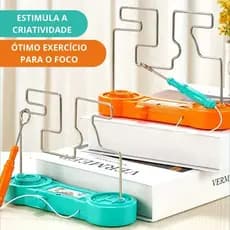 Brinquedo Labirinto Quebra-cabeça, Interativo, Presente Infantil, Estimula Criatividade Foco