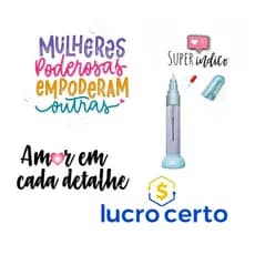 Caneta Aplicadora Tubo com ponta fina
