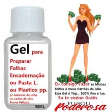 1 vidro de Gel para pintar folha de película de UNHAS/ Gel Nail
