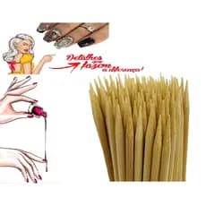 Palito de unha descartável Manicure 100 unidades