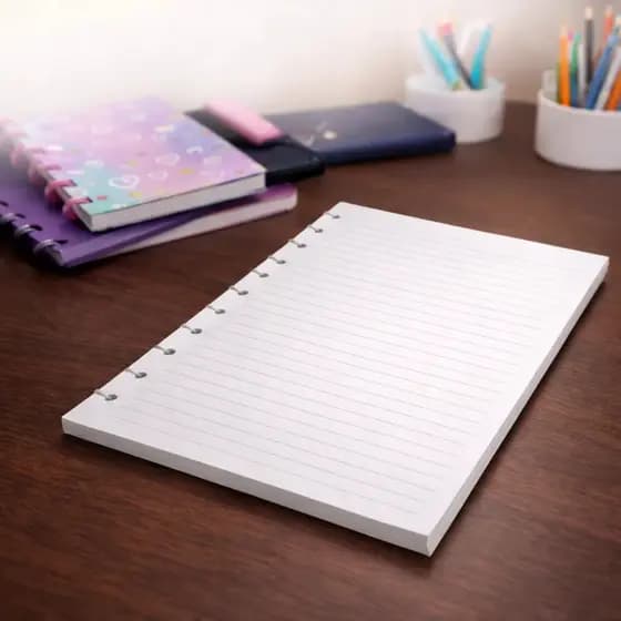 Refil 80 Folhas A4 Caderno Inteligente Universitário Escolar