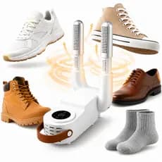 Secador De Sapato Inteligente Dobrável Tênis Elimina Umidade Mal Cheiro E Odor 110V / 220V