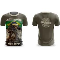 Camiseta Jiu Jitsu Urso Brasil Camisa BJJ Masculina Feminina Treino Luta Academia Esportiva