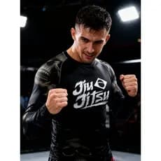Rashguard Jiu Jitsu NoGi Caveira – Camisa de Compressão Masculina MMA Treino Grappling Luta Fitness