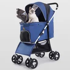 Carrinho De Passeio Pet Com Porta Para Cães E Gatos 103