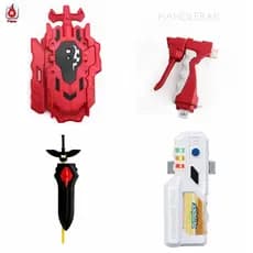 Solong4u Piões Burst Music Beylogger Launcher Grips E Brinquedos De Gatilho Para Crianças