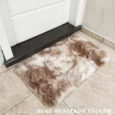 Tapete Peludo Shaggy de Porta Capacho 0,80x0,50 Pequeno!