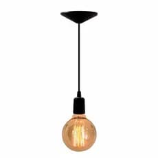 Luminária Pendente Cabo Fio Industrial Decorativo Retrô E27
