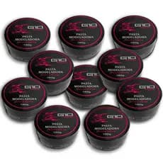 12 unidades de Pastas Modeladoras para cabelo G10 Extra Forte