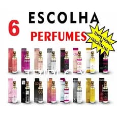 kit 6 perfumes Amakha paris 15ml os melhores - promo