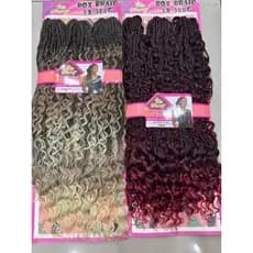 ￼Cabelo Crochet Box Braid 60cm – 1 Pacote Faz a Cabeça Toda 300g