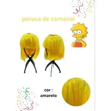 ￼Peruca Channel Cores Variadas Fantasia