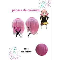 ￼Peruca Channel Cores Variadas Fantasia