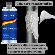 Cola de Fundição Reparo de Metal Solda Fria Resistente a Calor
