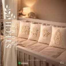 KIT ALMOFADINHINHAS DECORATIVAS CRISTÃ RELIGIOSA CATOLICA SANTO BABY