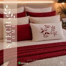 KIT DUAS ALMOFADINHAS DECORATIVAS PARA CAMA POSTA COLEÇÃO PASSARINHOS REFIL ZIPER ENCHIMENTO