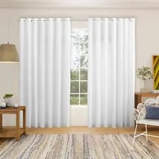 CORTINA ROMA 4,00 X 2,70 METROS para varão simples 2 m 3m 4m 5m 6m janela Sala Quarto Decoração Casa