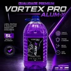 ​Limpador De Alumínio Alum-X Vortex Pro 5L Estilo Alumax vonixx lDesincrustante Ativado Moto E Carro Profissional
