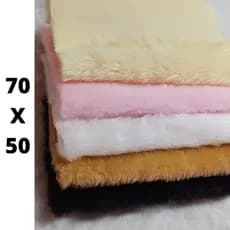 Tapete peludo 70x50 Pelúcia para fotos Várias Cores