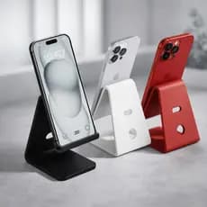 Suporte de Celular Smart para Mesa | Base para Smartphone Moderna e Resistente Impressa em 3D