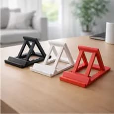 Suporte Tablet Kindle iPad Celular de Mesa Ajustável Dobrável Articulado Universal Ergonômico p/ Leitura Estudo Office