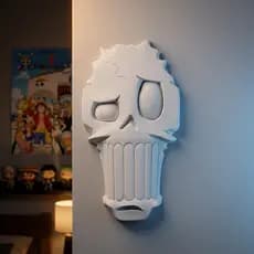 Decoração Parede Brook One Piece Wall Art Anime Geek Colecionável Presente Quarto Nerd