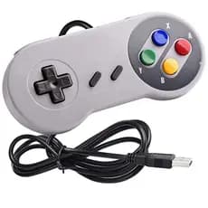 Controle USB PC Acessórios Pc Gamer Manete Jogos Raspberry Joystick Super Nintendo Usb Pc