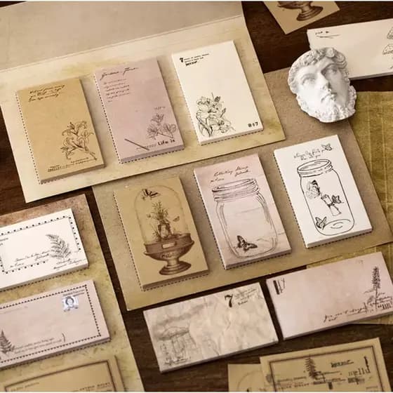 Kit com 3 blocos de papel VINTAGE