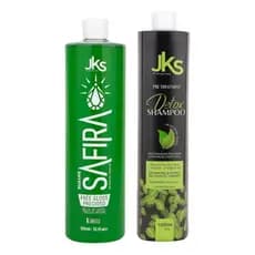 Progressiva Safira Jks + Shampoo Detox Limpeza Profunda