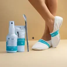 Sapatilha Hidratmax + Kit Hidratação Dos Pés- Spa - Podol