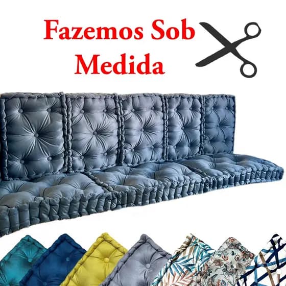 Almofada 100x30 X 10 Altura Futon Turca Cheia Suede Veludo Para Assento De Banco Ou Cadeira