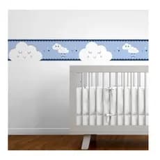 Adesivo Faixa Decorativa Infantil Papel Parede para o quarto do seu bebê sala ou cozinha Visu = 73