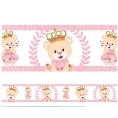 Adesivo Faixa Decorativa Infantil Papel Parede para o quarto do seu bebê sala ou cozinha Visu = 142
