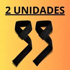 Par Tala Straps Profissional 100% Algodão Crossfit Musculação Alta Resistência. PREMIUM