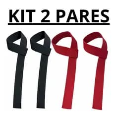 Kit 2 PARES Tala de Strap 100% Algodão PREMIUM  Academia e Crossfit