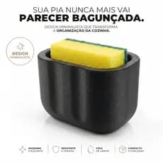 Porta Esponja Pia Cozinha Organizador Suporte Esponja Minimalista Moderno Decorativo Resistente