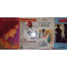 4 LIVROS A MORENINHA DIVERSAS EDIÇÕES DIFERENTES JOAQUIM MANUEL DE MACEDO