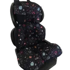 capa colchonete para cadeirinha de carro astronauta com  faixa soneca de 25 a 36 kg