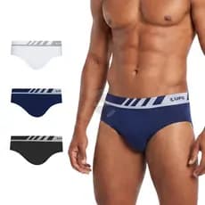 Cueca Slip Lupo Adulto Microfibra Sem Costura Original Conforto (P ao XG)