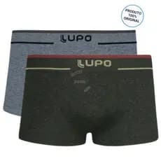 Kit 2 Cuecas Mini Boxer Sunga Lupo Adulto Original Microfibra Conforto